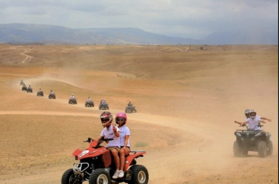 Quad biking tour in Agafay Desert